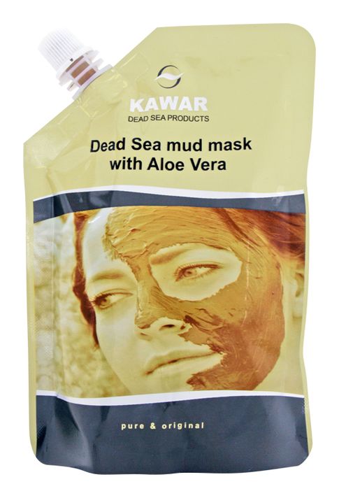 KAWAR - Holt-tengeri ásványi anyagokkal készült arcmaszk 250g-os zacskó kupakkal - Aloe vera kivonattal