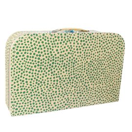 KAZETO - Bőrönd 35cm Olive Beans