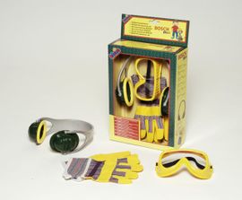 KLEIN - Bosch szett - fejhallgató, kesztyű, védőszemüveg