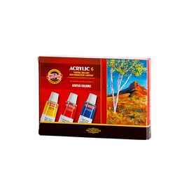 KOH-I-NOOR - Akril festékek 16 ml, 6-os készlet