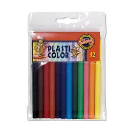 KOH-I-NOOR - Plasti Color PE zsírkréták, 12 darabos készlet