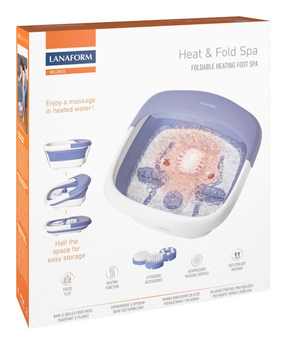 LANAFORM - Heat & Fold Spa lábfürdő