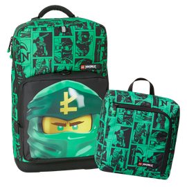 LEGO BAGS - Ninjago Green Optimo Plus - Iskolai hátizsák