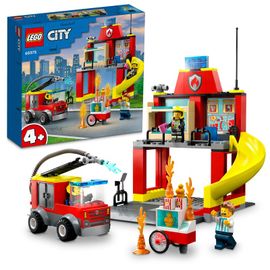 LEGO - City 60375 tűzoltóállomás és tűzoltóautó