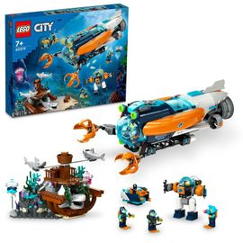 LEGO - City 60379 Kutató tengeralattjáró a tenger fenekén