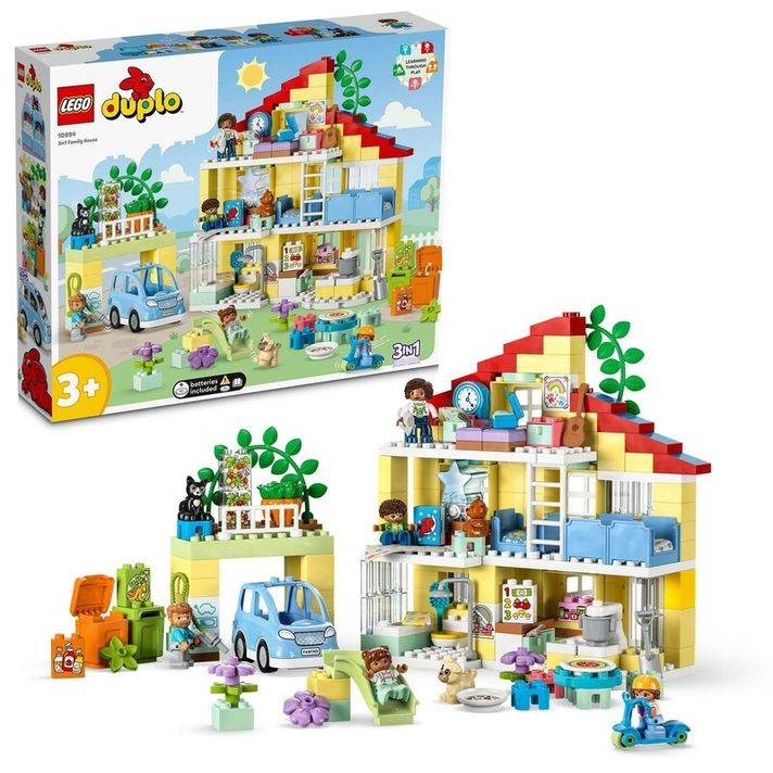 LEGO - DUPLO 10994 családi ház 3 az 1-ben