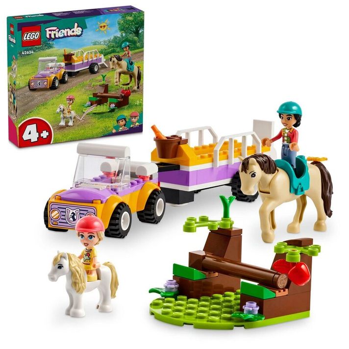 LEGO -  Friends 42634 Utánfutó lóval és pónival