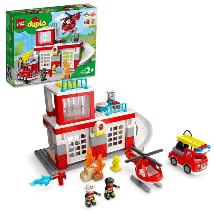 LEGO - Tűzoltóállomás és helikopter
