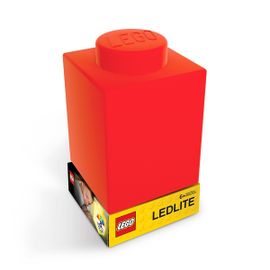 LEGO LED LITE - Classic - szilikon kocka, éjszakai lámpa - piros