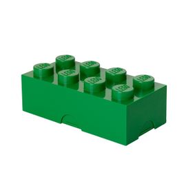 LEGO LUNCH - uzsonnásdoboz 100 x 200 x 75 mm - sötétzöld