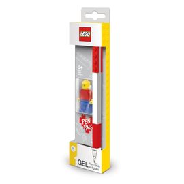LEGO STATIONERY - Gél toll minifigurával, piros - 1 db