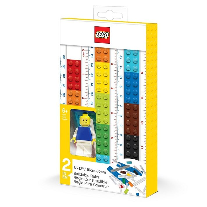 LEGO STATIONERY - Vonalzót minifigurával, 30 cm