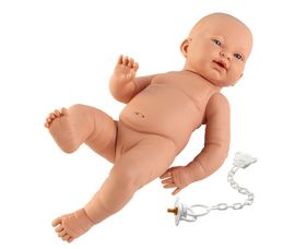 LLORENS - 45002 NEW BORN GIRL - valósághű baba teljes bakelit testtel
