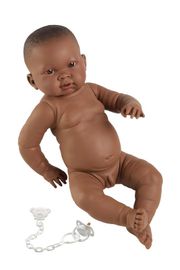 LLORENS - 45003 NEW BORN BOY - valósághű baba teljes bakelit testtel