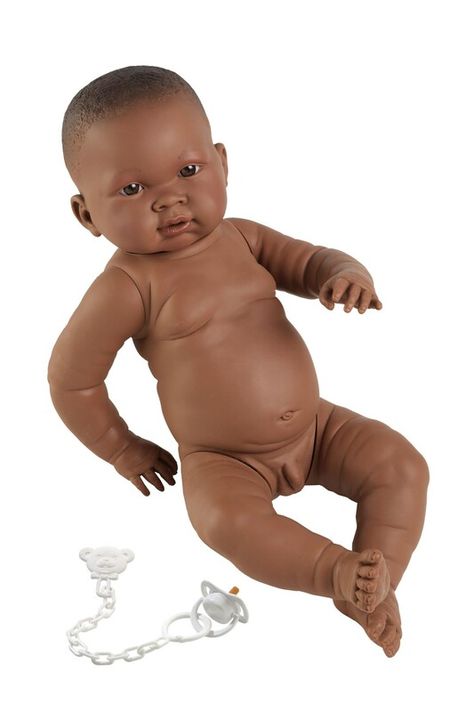 LLORENS - 45003 NEW BORN BOY - valósághű baba teljes bakelit testtel