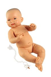 LLORENS - 45006 NEW BORN GIRL - valósághű baba teljes bakelit testtel
