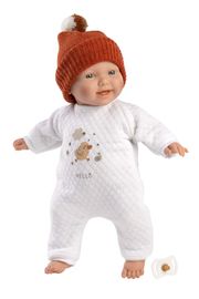 LLORENS - 63303 LITTLE BABY - valósághű baba baba puha szövettesttel - 32 cm