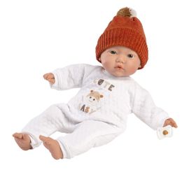LLORENS - 63304 LITTLE BABY - valósághű baba baba puha szövettesttel - 32 cm