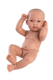 LLORENS - 63501 NEW BORN BOY - valósághű baba teljes vinil testtel - 35 cm