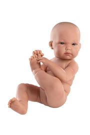 LLORENS - 63502 NEW BORN GIRL - valósághű baba teljes vinil testtel - 35 cm