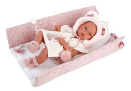 LLORENS - 63544 NEW BORN GIRL - valósághű baba baba teljes vinil testtel - 35 c