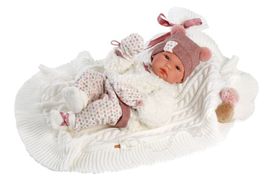 LLORENS - 63576 NEW BORN GIRL - valósághű baba baba teljes bakelit testtel - 35 c