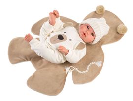 LLORENS - 63645 NEW BORN - valósághű baba baba hangokkal és puha szövettesttel - 36