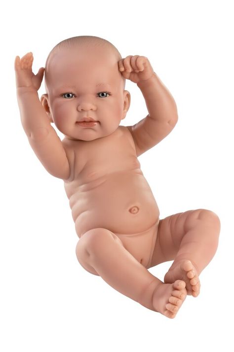 LLORENS - 73802 NEW BORN GIRL - valósághű baba teljes vinyl testtel - 40 cm
