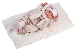 LLORENS - 73882 NEW BORN GIRL - valósághű baba baba teljes bakelit testtel - 40 c