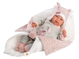 LLORENS - 84460 NEW BORN - valósághű baba baba hangokkal és puha szövettesttel - 44