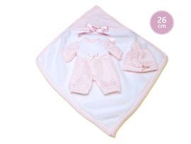 LLORENS - M26-310 ruha a NEW BORN babához, mérete 26 cm