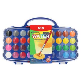 M&G - Vízfestékek 36+2 színek (30 mm) + paletta és ecset
