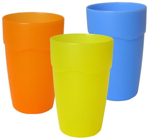 MAKRO - műanyag pohár 0,3L mix