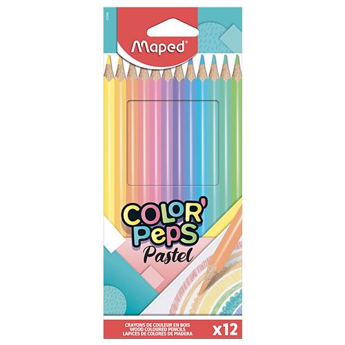 MAPED - Színes ceruzák Color' Peps Pasztell 12 db