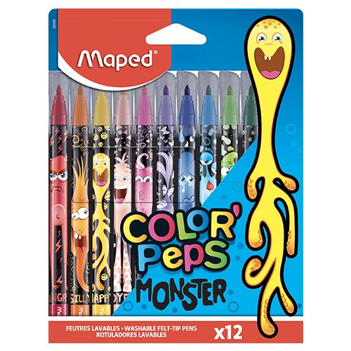 MAPED - Jelölők Color'Peps Monster 12 db