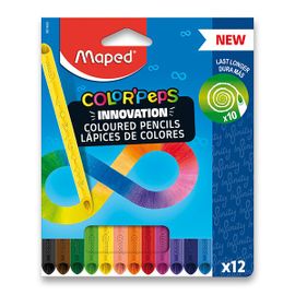 MAPED - Ceruzák fa nélkül - COLOR`PEPS INFINITY 12 színben