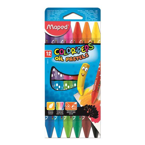 MAPED - MAPED "COLOR`PEPS" olajpasztell, 12 db