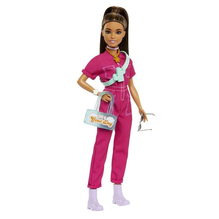 MATTEL - Barbie deluxe divatbaba - nadrágkosztümben