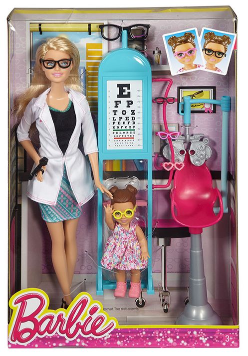 MATTEL - Barbie Jobs játékkészlet babakeverékkel