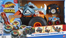 MATTEL - Hot Wheelittle Smoby RC monster trucks átalakító rhinomite 1:12