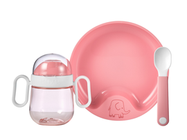 MEPAL - Gyermek étkezőgarnitúra Mio 3 részes Deep Pink