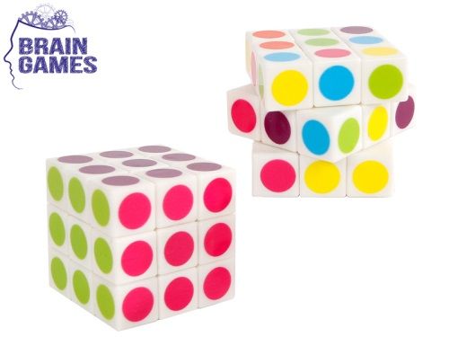 MIKRO TRADING - Brain Games puzzle kocka 3,5cm-es táskában 36db DBX-ben