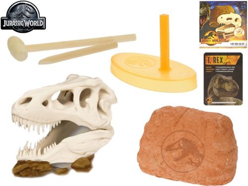 MIKRO TRADING - Jurassic World készlet faragd meg a saját dinoszaurusz koponyádat alaplappal dobozban