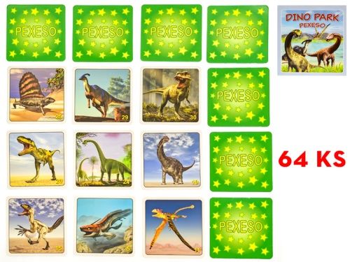 MIKRO TRADING - Pexeso Dino Park 64db dobozban