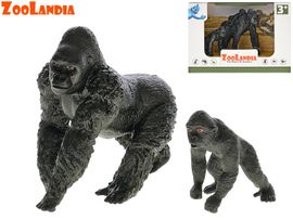 MIKRO TRADING - Zoolandia gorilla kicsinyével 5,5-10,5cm, Termékkeverék