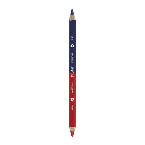MILAN - ceruza megfordítható MILAN, MAXI háromszögletű piros-kék