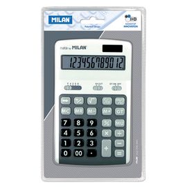 MILAN - Asztali számológép 12 férőhelyes  150712 szürke