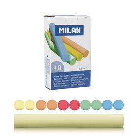 MILAN - Kréta kerek színes 10 db csökkentett porállósággal