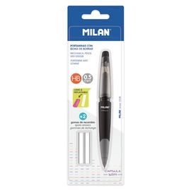 MILAN - Micro ceruza / Pentel toll Capsule Slim HB 0,5 mm + 2 tartalék radírgumi