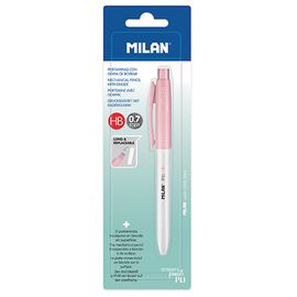 MILAN - Mikro ceruza / Pentel PL1 Antibakteriális HB 0,7 mm - rózsaszín, buborékfólia